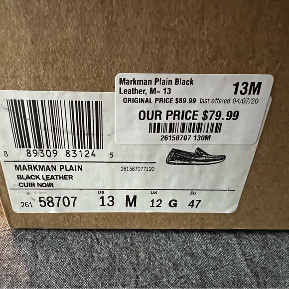 Clark’s Loafers - Black/Size 13/New in Box - Picture 2 of 5